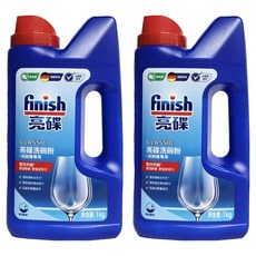 finish 洗碗粉洗碗機專用, 1kg, 2罐