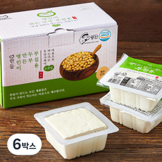한둘 명인이 만든 두부 부침용 6개입, 720g, 6박스