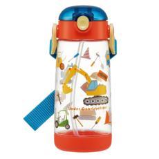 Skater PET吸管水壺 480ml, 工程車, 1個