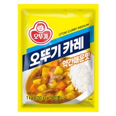 OTTOGI 不倒翁 咖哩粉 微辣, 1kg, 1包