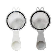 ECHO 兔子泡茶濾網, 細密過濾茶葉, 顏色隨機出貨, 單個包裝方便攜帶, 顏色隨機, 1個