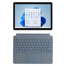 마이크로소프트 Surface Go3 10.5 + 타입커버, 플래티넘(노트북), 아이스블루(커버), 코어i3, 128GB, 8GB, WIN11 Home, 8VC-00010