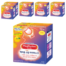 MegRhythm 美舒律 蒸氣溫熱眼罩 完熟柚香, 12件, 6個
