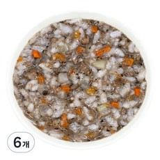 짱죽 실온 이유식 후기 진밥, 혼합맛(블루베리/한우), 160g, 6개