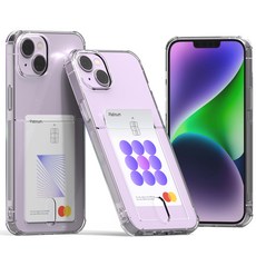 누아트 에어프레임 카드수납 젤리 휴대폰 케이스 3p + 스크래치 방지필름 3p 세트