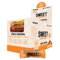 뉴트리오 강아지 프리미엄 스위트 포테이토 브러쉬 간식 50p, 고구마, 400g, 1개