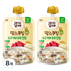 아이꼬야 맘스쿠킹 레토르트 이유식, 100g, 8개
