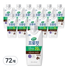 셀렉스 프로핏 웨이프로틴 아메리카노, 330ml, 72개