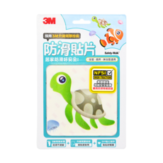 3M 防滑貼片 海洋生物 6片, 1包, 款式隨機