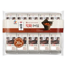 CJ제일제당 명가 직화구이김, 4.5g, 20개