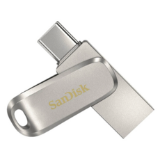 SanDisk 晟碟 SDDDC4 Ultra Luxe USB Type C+A雙用 USB3.1 高速讀取150MB/s, 銀色, 128GB, 1個
