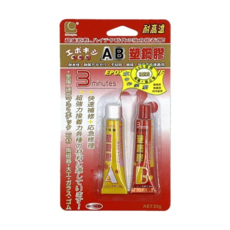 立可健 超速乾性AB塑鋼膠 20g/卡,1入 超速乾、高強度、耐高溫