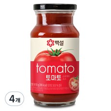 백설 토마토 스파게티소스, 610g, 4개