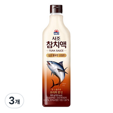 사조 참치액, 900g, 3개