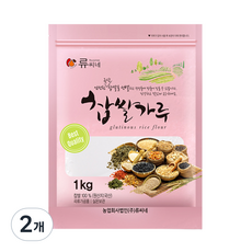 류씨네 찹쌀가루, 1kg, 2개