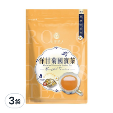 台灣茶人 南非綠國寶茶 Set, 頂級長葉, 嚴選原片花瓣, 天然零咖啡因, 2.2g, 10包, 3袋