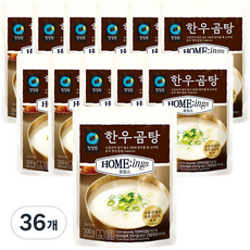 청정원 호밍스 한우곰탕, 300g, 36개