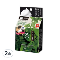 COW STYLE 牛乳石鹼 自然派 綠茶洗顏皂, 80g, 2盒
