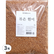 태평선식 대용량 볶은현미, 1kg, 3개