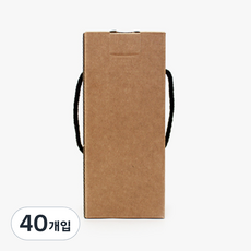 [패키지훼손 할인] 병도매닷컴 500ml 유리병 포장 더치커피 디자인 박스, P500-1C, 40개입