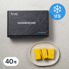 착한떡 달콤한 단호박설기 (냉동), 45g, 40개