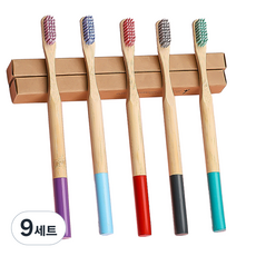 다다랜드 대나무 나선형 임산부 칫솔 5종 세트, 9세트, 5개