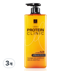 엘라스틴 아미노 프로틴 클리닉 손상 컨디셔너 플로럴 프루티향, 855ml, 3개