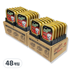  도그피앙 강아지 영양간식 사각캔, 소고기, 48개입 