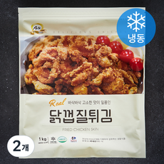 닭껍질튀김 (냉동), 1kg, 2개