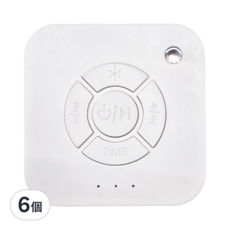 MeMO 攜帶型白噪音安撫除噪助眠儀 Q1, 音樂燈光睡眠機, 800mAh電池, 1W功率, 100g重, 白色, 6個