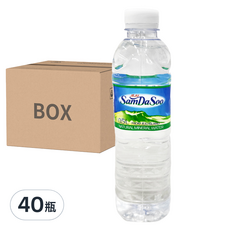 JEJU SamDaSoo 濟州三多水 火山岩盤礦泉水 0.5L 20瓶, 500ml, 40瓶