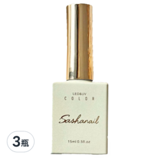 SaChia 莎夏 不沾粉霧面上層油膠, 15mL, 3瓶