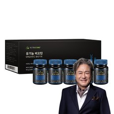 뉴트리코어 유기농 비오틴, 30정, 5개
