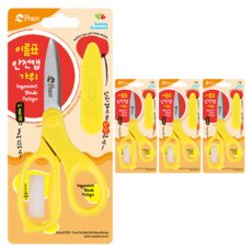 Peace Tools 和平名稱標籤安全帽剪刀, 隨機出貨, 4把