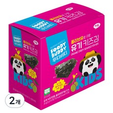 푸디버디 올리브유로 구운 유기 키즈김, 2개, 20g