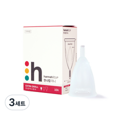 한나컵 생리컵, 미니, 1개입, 3세트