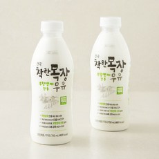 건국유업 무항생제 인증 착한목장 우유, 750ml, 2개 750ml, 2개