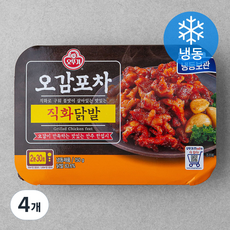 오뚜기 오감포차 직화닭발 (냉동), 150g, 4개