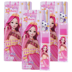 Little Bling Secret Jouju Star Goddess 嬰兒有色護唇膏 5.5g, 粉色, 3個
