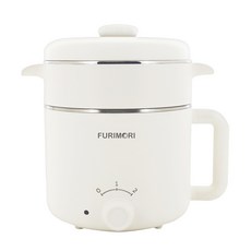 FURIMORI 富力森 隔熱蒸煮美食鍋 FU-EH126, 1.2L, 附#304不鏽鋼蒸籠