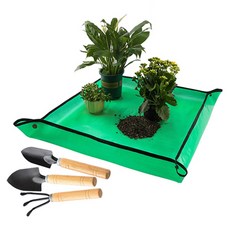 Under Boss換盆墊 66*66cm+園藝工具 3種組, 1套
