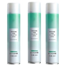 乾洗髮噴霧 藍風鈴 S005 綠瓶, 200ml, 3罐