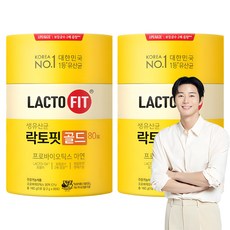 Chong Kun Dang 鍾根堂 LACTO-FIT Gold益生菌粉隨身包, 160g, 2罐