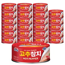 사조 고추참치 안심따개, 100g, 24개
