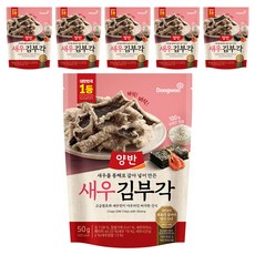 Dongwon 東遠 Yangban 兩班 鮮蝦風味海苔脆餅, 50g, 6包