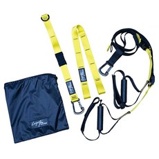 Lexports Fitness 勵動風潮 阻力懸吊訓練繩 單錨點系統, 攀岩級登山壓緊環, F1賽車級安全織帶，耐荷重高達2,700 KGF, 1組
