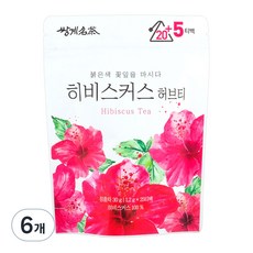 쌍계명차 히비스커스 허브티, 1.2g, 25개입, 6개, 1.2g