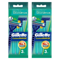 Gillette 吉列 長柄潤滑輕便刀, 3支, 2包