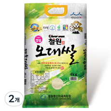 두루웰 철원오대쌀 철원동신미곡 DMZ 상등급, 2개, 4kg