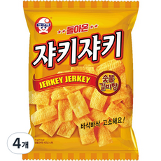 빙그레 쟈키쟈키 숯불갈비향, 70g, 4개